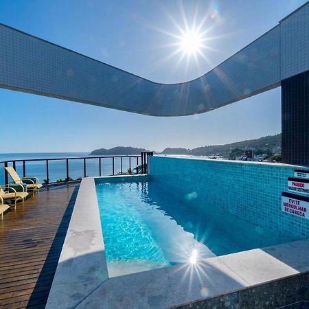 Confortavel Loft Com Vista Para O Mar - Condominio Com Piscina Bombinhas Exterior foto